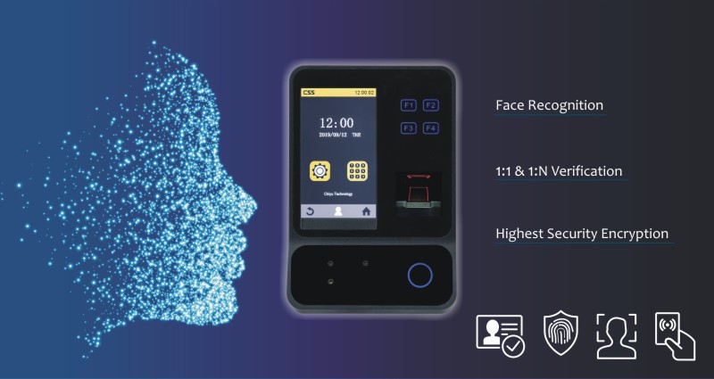 Chiyu Facial Recognition Terminal with contactless authentication and biometric technology, users can simply look into the camera, and the system can quickly verify their identity.