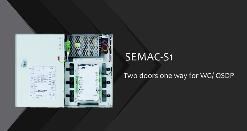 Chiyu Wiegand and OSDP type Access Control Panel within two doors one way for WG/OSDP function