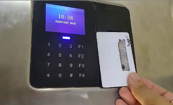 Student ID card reader