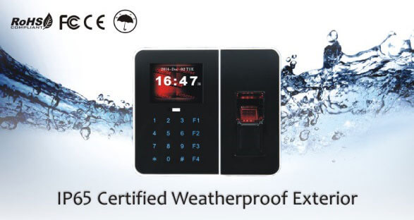 IP6S Certified Weatherproof Fingerprint Terminal