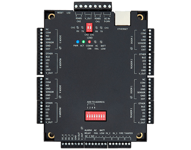 OSDP Secure and Flexible Access Control Panel